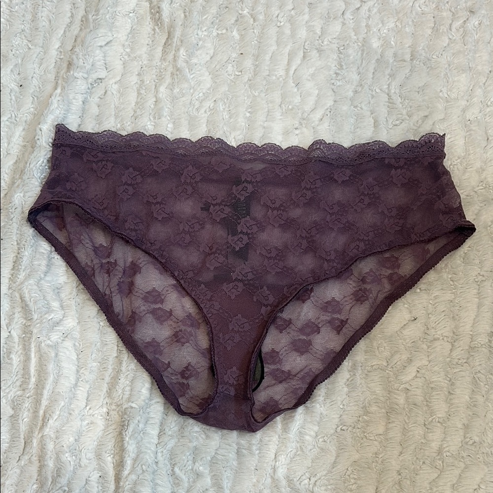 Current mood lavender Lace Women's Intimate brief bottom new size XL